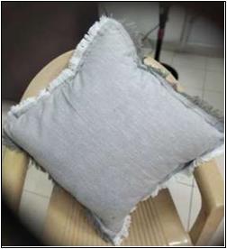 100% Cotton Slub Fabric Cushion Cover Stock