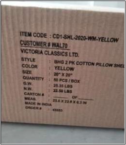 100% Cotton Slub Fabric Cushion Cover Stock