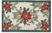Cotton Jacquard Runner and Placemats Stock