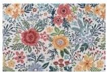 Cotton Jacquard Runner and Placemats Stock