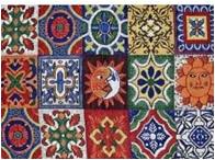 Cotton Jacquard Runner and Placemats Stock