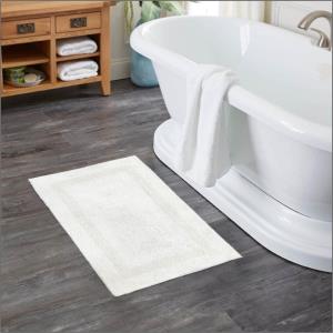 100% Cotton Reversible Cotton Bathmat Stock
