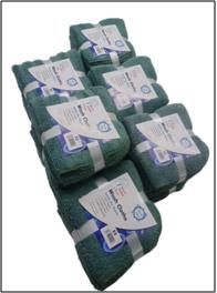 100% Cotton 5 pc Dish Cloth Stock