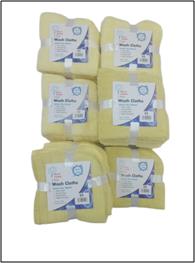 100% Cotton 5 pc Dish Cloth Stock