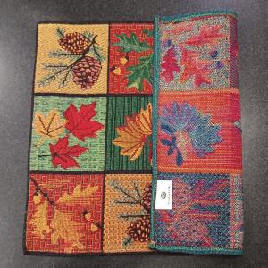 Tropical Eco-Friendly Cotton Dining Table mats, Reusable, Machine Washable, Everyday Use Multicolor Rectangular Placemats, Set of 4 (33x47 cm)