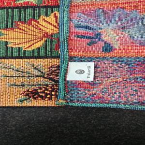 Tropical Eco-Friendly Cotton Dining Table mats, Reusable, Machine Washable, Everyday Use Multicolor Rectangular Placemats, Set of 4 (33x47 cm)