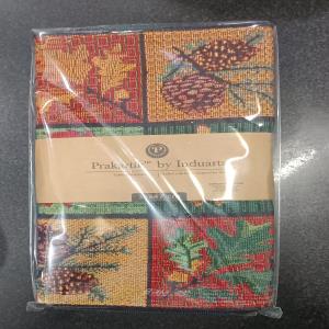 Tropical Eco-Friendly Cotton Dining Table mats, Reusable, Machine Washable, Everyday Use Multicolor Rectangular Placemats, Set of 4 (33x47 cm)