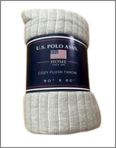 1 x 40 HQ Polar Fleece Throw Stock