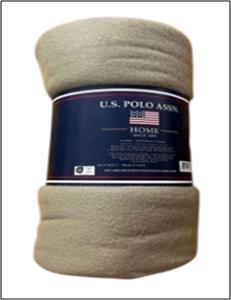1 x 40 HQ Polar Fleece Throw Stock