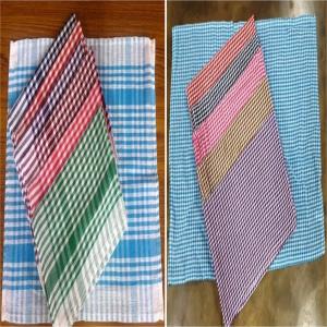 Check design Towel Stock