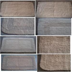Natural reversible bath rugs