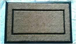 Moulded Coir Brush Grill Tufted mat Stock
