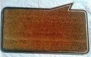 Fancy color coir pvc mat Stock