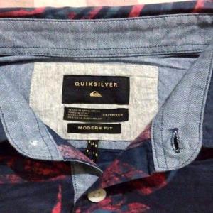 Quiksilver Men’s Printed Half Sleeve Shirt