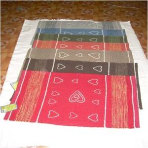 Embroidered Cotton Rugs Stock